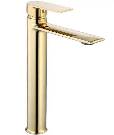 Змішувач для умивальника Rea Veneta gold високий REA-B6419 Золотий - фото 1