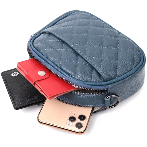 Кожаная сумка женская Vintage 19х14х6 см sum0024659 - фото 6