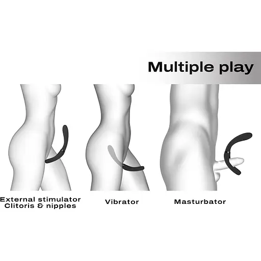 Вібратор-стимулятор Dorcel Infinite Joy Black - фото 3