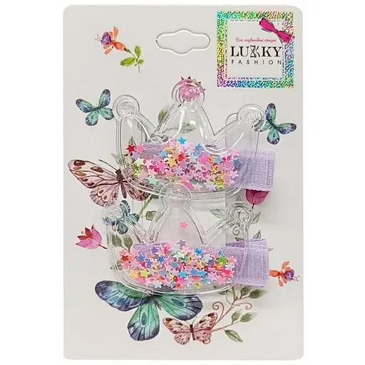 Детские заколки для волос Корона Lukky T18456 Multicolor