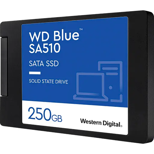 Накопитель SSD Western Digital Sata 2.5" 250Gb WD BLUE SA510 240 256 (WDS250G3B0A) - фото 3