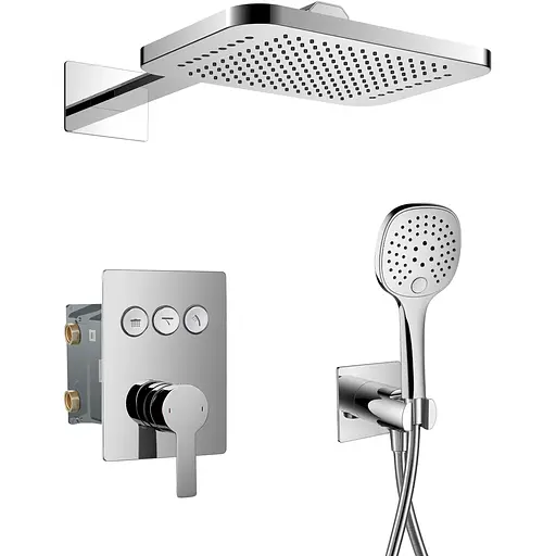 Душова система Imprese Smart Click ZMK101901206, Хром - фото 1