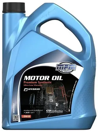 Моторна олива MPM Premium Synthetic Ultra LV 0W-8 5л (08005ULV)