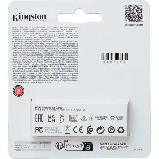Флеш-накопичувач Kingston 128GB USB 3.2 Type-A Gen1 DT Exodia S (DTXS/128GB) - фото 4