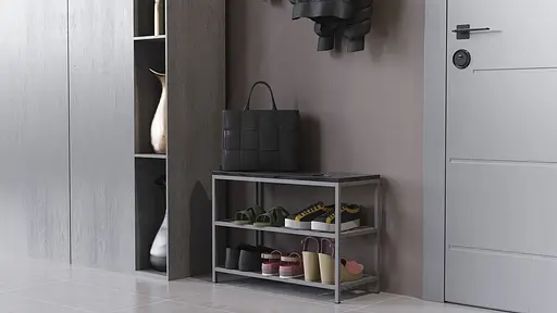 Банкетка универсальная Слайм 45x63x26 серый ДСП Сосна Кембра 16мм FRD-104084 - фото 6