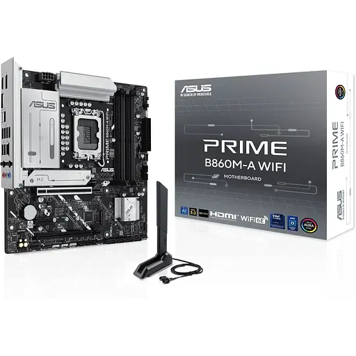 Материнська плата Asus Prime B860M-A WIFI s1851 B860 4xDDR5 M.2 DP HDMI Wi-Fi BT mATX - фото 9