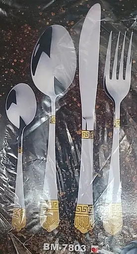 Набор столовых приборов Bachmayer BM-7803 на 12 персон в подарочном чемодане 72 предмета - фото 3