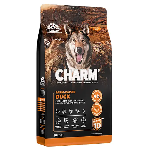 Сухой беззерновой корм холистик для собак всех пород и возрастов Charm Farm-Raised Duck Чарм с уткой 10 кг (816551001362) - фото 1