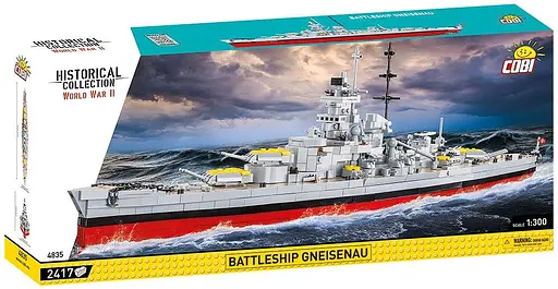 Конструктор COBI корабель German Battleship Gneisenau World War II 4835