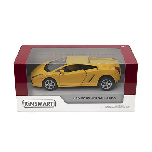 Металлическая инерционная легковая модель Lamborghini Gallardo 5", открывающиеся двери (В ассортименте) - фото 2