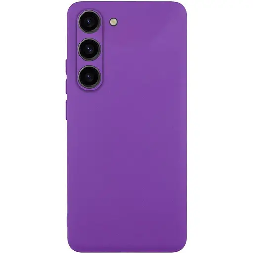 Чохол TPU GETMAN Liquid Silk Full Camera для Samsung Galaxy S23 Фіолетовий / urle