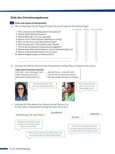 Mein Leben in Deutschland Der Orientierungskurs. Kursbuch plus interaktive Version - фото 4