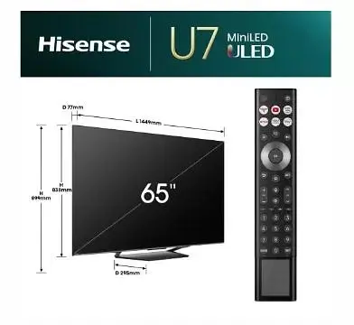 Телевізор Hisense 65U7NQ - фото 3