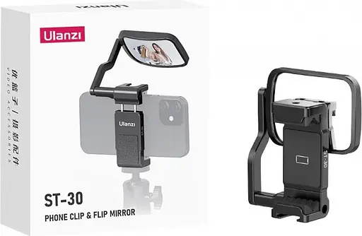 Держатель для смартфона с селфи зеркалом Ulanzi ST-30 [86259] - фото 5