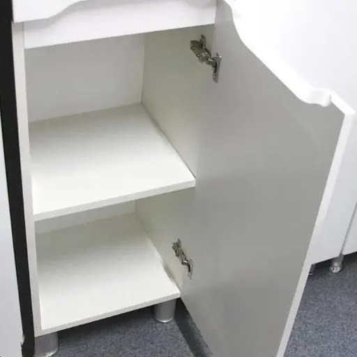 Пенал підлоговий Пік Альба правий для ванної 40 см Білий 30412 - фото 4