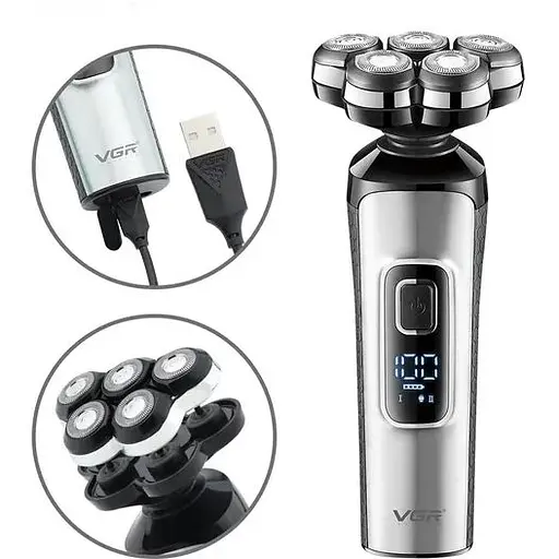 Роторна електробритва VGR V-385 - фото 3