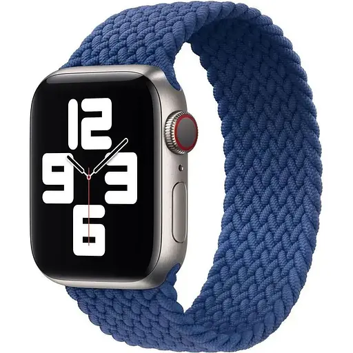 Ремешок Apple High Copy Braided Solo Loop Band для Apple Watch 42/44/45/49 mm Atlantic Blue Size 8 160 mm [128548]