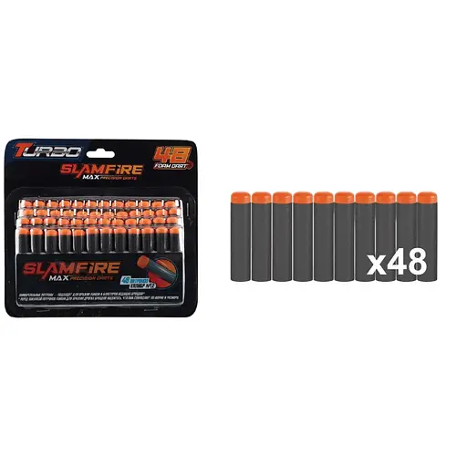 Набор мягких патронов (48 шт.)(7,2 х 1,3см) - фото 1