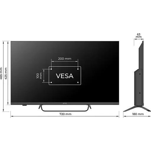 Телевізор Kivi F760Q 32'' LED FHD (32F760QB) [139370] - фото 9