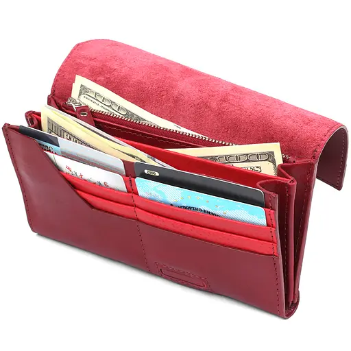 Женский кошелек Grande Pelle 20х10х2 см acs0022478 - фото 4