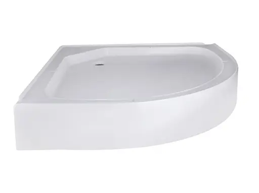 Набор Lidz Душевая кабина Latwa SC80x80.SAT.LOW.FR, полукруглая, стекло Frost 4 мм + Душевой поддон Kapielka ST80x80x15 - фото 9