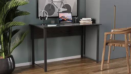 Компьютерный стол Курт 75x100x70 черный ДСП Сосна Кембра 16мм FRD-103930