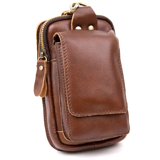 Сумка-барсетка на ремень мужская Vintage 10,5х17х3,5 см sum0013980 - фото 1