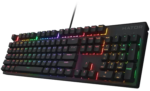 Клавіатура HATOR Icefall Mecha Rainbow Black (HTK104UA) - фото 3