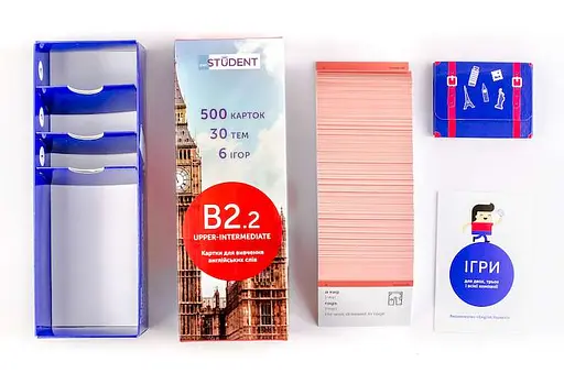 Настільна гра English Student Картки для вивчення англійської мови English Student Upper-Intermediate B2.2 (укр.) (39122616) - фото 6