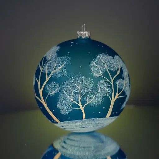 Ялинкова прикраса Різдвяні історії Святий Миколай куля скло (4820001112498) - фото 4