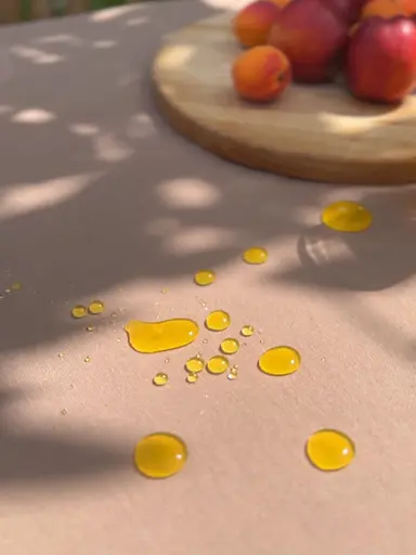 Водовідштовхувальна скатертина Горіховий однотон 180х120 см - фото 6