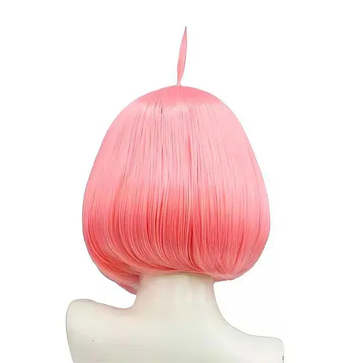 Тематический парик для косплей на основе манги Spy × Family 30 см Розовый - фото 3