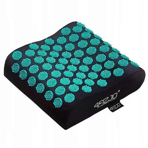 Килимок акупунктурний 4FIZJO Eco Mat XL Аплікатор Кузнєцова з подушкою 110 x 42 см 4FJ0384 Black/Blue (P-5907739313874) - фото 7