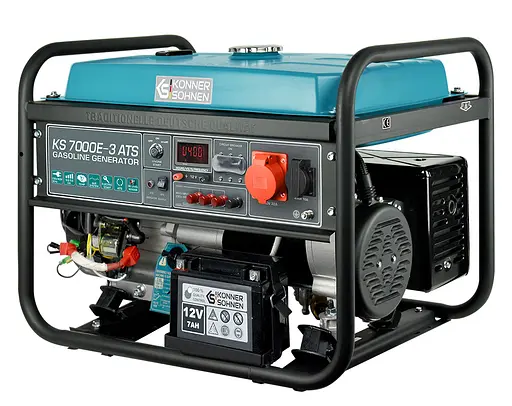 Генератор бензиновий Konner&Sohnen 5/5.5 кВт KS 7000E-3 ATS - фото 3