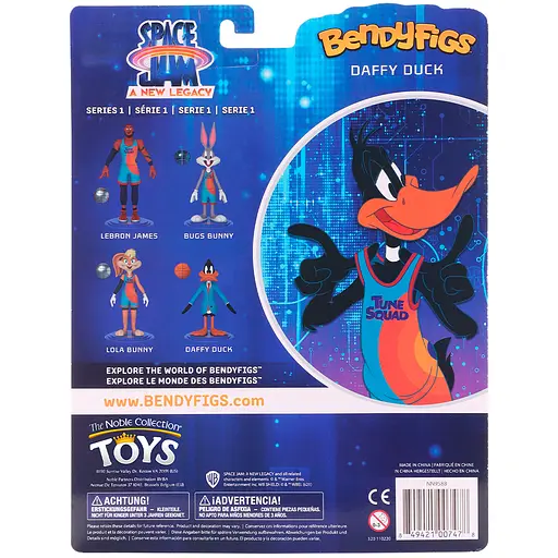 Фігурка Looney Tunes Daffy SJ2 Bendyfig (Космічний джем 2) 19 см - фото 9