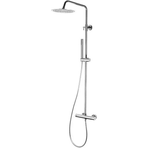 Душова система Corsan Lugo хром з термостатом CMN026, Хром - фото 1