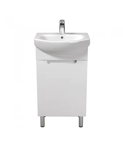 Тумба Мойдодир Tetris White 50 з умивальником Runa 50 Білий - фото 6