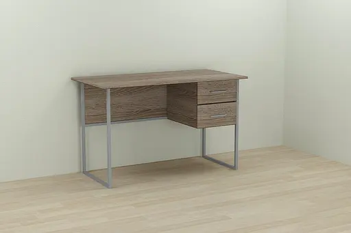 Комп'ютерний стіл Ferrum-decor Таккота 75x100x60 сірий ДСП Дуб Сонома Трюфель 16мм (FRD-102304)