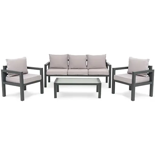 Комплект садовой мебели Di Volio Brescia 3 Серый/Светло-серый