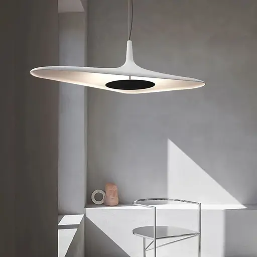 Светильник с уникальным белым плафоном 70х45 см | Ст. MJ260-800 WT | Line F - фото 1