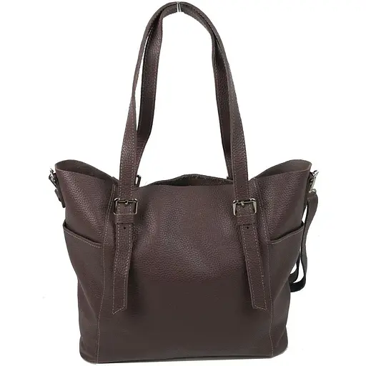Женская кожаная сумка с двумя ручками Borsacomoda 28х33х11 см sum0024067 - фото 1