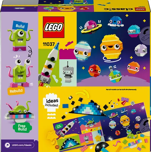 Уценка. Конструктор LEGO Classic Творческие космические объекты 450 деталей (11037) - фото 2