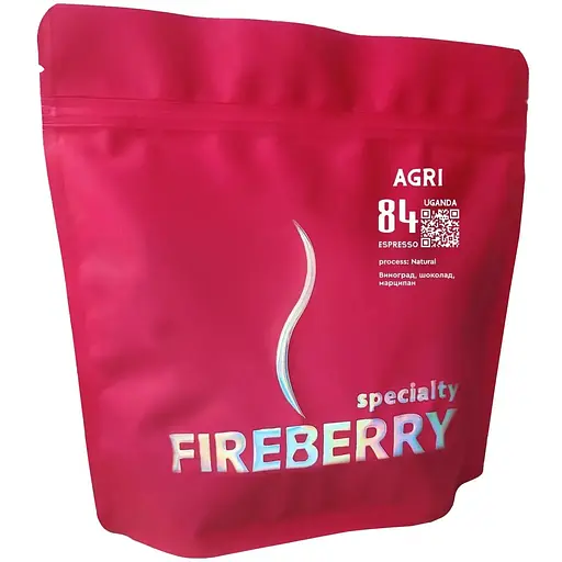 Кава в зернах Fireberry Uganda Agri 0,25 кг - фото 1