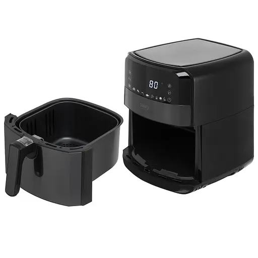 Аерофритюрниця Camry CR 6311B 5 л 1700 Вт сенсорна 9 програм 80-200°C безжирова фритюрниця чорна - фото 6