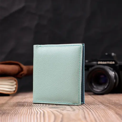 Кожаный женский кошелек ST Leather 10х9.5х1.5 см acs0028417 - фото 7