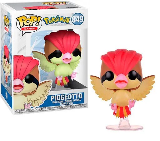 Фігурка Funko Pop Покемон Піджеотто Pokemon Pidgeotto 10 см FP PM P 849