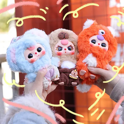 Колекційна м'яка іграшка з кільцем Pop Top Baby Three Милі крихітки (CRP2604) - фото 9