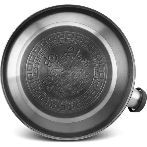 Чайник со свистком с термодатчиком Edenberg EB-8819 2 л серебристый - фото 3