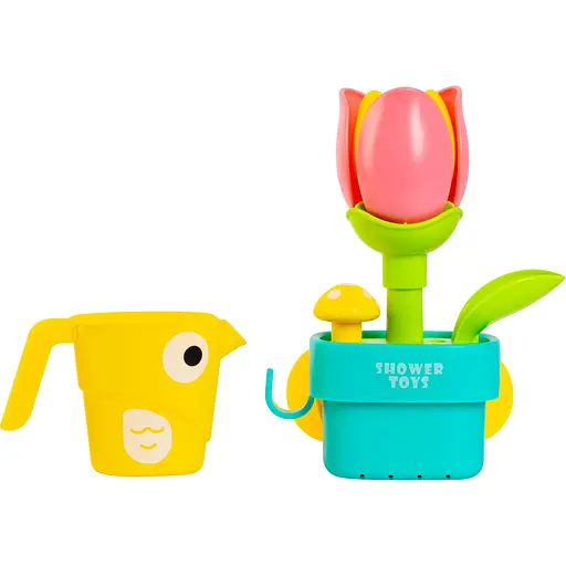 Набор игрушек для ванны Baby Team Очаровательный цветок (9031_цветок розовый) - фото 2