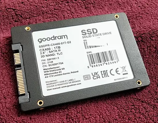 SSD внутренний 1 TB GOODRAM CX400 gen.2 SATA 2.5 TLC - фото 5